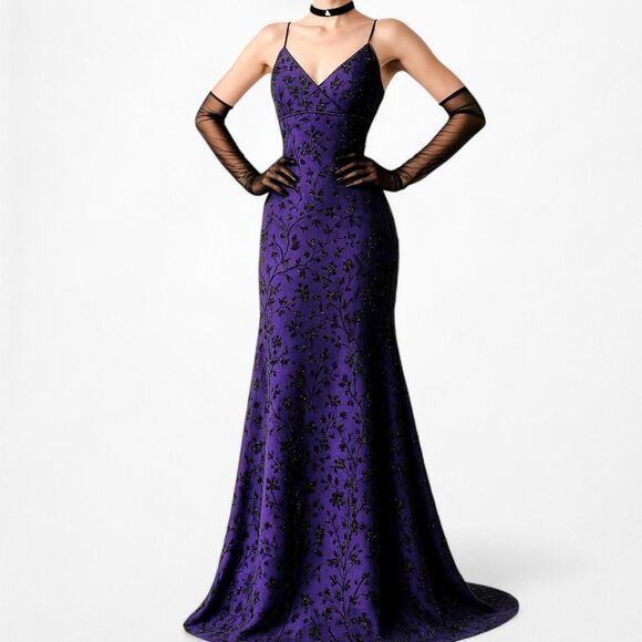 strapless open back dress Vasanta Embellished Fishtail Corset Gown in Gold main image 0